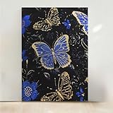 RNXAOPEN Diamond Painting Erwachsene Blumen Diamant Painting Bilder Blume 5D DIY Mosaikherstellung Basteln Erwachsene Anfänger Set für Heim Schlafzimmer Deko Wohnzimmer, Geschenke 70x95CM PjY2086 T-V