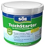 Söll 12080 TeichStarter Universal-Wasseraufbereiter für den Gartenteich 500 g - wasserstabilisierendes Teichpflegemittel zur Teichwasseraufbereitung im Fischteich Koiteich Schwimmteich