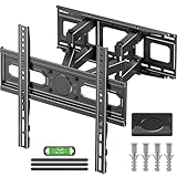 MOUNTUP TV Wandhalterung Schwenkbare Neigbare TV Halterun für 26-70 Zoll Flach & Curved LCD LED Fernseher bis zu 45kg, Max VESA 400x400mm, EU0092A