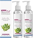 Smooth Shave Oil for Women 3.38oz, Pre & After Shave Oil with Vitamin E Olive Jojoba Seed, Hydrating, Nourishing, Moisturizing Skin Soothing Shaving Prevent Ingrown Hair & Dryness (2)