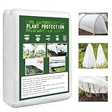 Frostschutz Pflanzen,35g/m²,30m² Winterschutz für Pflanzen 3 x 10m,Gartenvlies Winterschutz für Pflanzen,Winterschutzvlies pflanzenschutz,Draußen Frostschutz Pflanzenvlies,Schützt vor Wind,Hagel,Frost
