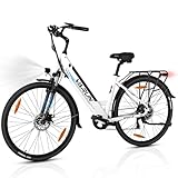 VARUN E Bike, 28 Zoll E-Bike Herren Damen mit 250W 55NM Motor, 48V 499.2Wh Akku, Elektrofahrräder E-Fahrrad mit 7-Gang-Getriebe, LCD-Display, Pedelec Citybike EBike Bis zu 100KM