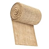 BESTOMZ Baumschutzhülle aus Grobem Jutegewebe 15cm Breit X 5m Lang Winddicht und Wärmeisolierend für Frostschutz bei Obstbäumen Sträuchern und Ziergehölzen im Garten