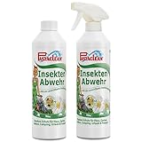 PASTACLEAN 2x 500ml Insektenabwehr | Insektenschutz vor Mücken, Zecken, Stechfliegen | Umgebungsspray mit Langzeitschutz | Hält Insekten und Ungeziefer fern