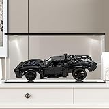 Geeignet für Lego Displayboxen, einfache Selbstmontage, geeignet für Sammlerstücke, Spielzeug, transparente Staubbox aus Acryl, Spiegel-Stil, geeignet für Lego Batman 42127)