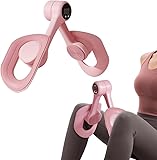 2025 Oberschenkel-Master Beckenbodentrainer, 360°-Rotation, Oberschenkel-Master-Hüfttrainer, ergonomischer Beckenboden-Muskeltrainer mit langlebiger Feder für Heim-Fitness (Rosa)