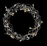 Metallkranz Ø 30 cm zum hängen - 40 LED - LED Kranz mit Timer - Türkranz Weihnachtsdeko Fensterdeko Weihnachten Tischkranz