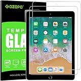 GOZOPO [2 Stück] Schutzfolie für iPad 9.7 (iPad 6./5. Generation - Modell 2018/2017) / iPad Air 1, iPad Air 2, iPad Pro 9.7 Zoll, Kratzfest Gehärtetem Glas Folie Displayschutzfolie