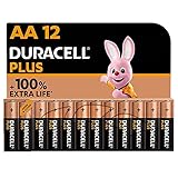 DURACELL Plus AA-Batterien (12er-Pack) – Alkaline-Batterien 1,5 V