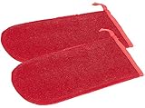infactory Fusselhandschuh: 2er-Set Doppelseitige Anti-Fussel-Handschuhe für Kleidung, Sofa & Auto (Tierhaarentferner Handschuh, Tierhaar-Handschuhe Katze, Reinigung)