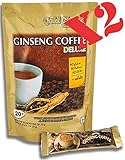 Ginseng-Kaffee - Coffee Deluxe - X 2 Packungen löslicher Ginseng-Kaffee - 20 + 20 Sticks mit 20 g - Gold Choice