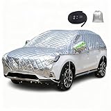 Auto Abdeckplane für Mi .tsubishi Space Star Hagelsichere Autoabdeckung,Faltbare Halbgarage für Auto,Schnelle Installation mit Aufbewahrungstasche,Hagelschutz & UV-Schutz,4.6 * 2.5 m