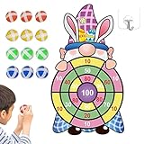 Mgichoom Dartscheibe für Kinder, Großes Kinder-Dartboard mit 12 Bällen Wandmontiertes Sticky Dart, Eltern-Kind-Lernspiel Geburtstagsspielzeug Geschenk für Jungen und Mädchen ab 3 Jahren