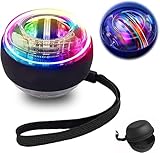 Gyroskopischer Handtrainer, Rotationsball Handgelenk Ball, Fitnessgeräte Handgelenkball, Handgelenk Trainerball, Power Ball Drehzahlmesser zum Training der Hand und Armmuskulatur Hand Trainingsgerät