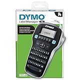DYMO LabelManager 160 Tragbares Beschriftungsgerät | Etikettiergerät mit QWERTZ Tastatur & Einfache Textbearbeitung | für D1 Etiketten in 6, 9 und 12mm Breite