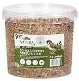 Dehner Natura Premium Wildvogelfutter, Streufutter schalenfrei, Ganzjahresfutter proteinreich / energiereich, hochwertiges Vogelfutter für Wildvögel, 3.6 kg
