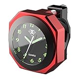 OBEST Motorrad Uhr 22mm - 28mm Cabrio Uhr Motorrad Wasserdichtes Zifferblatt