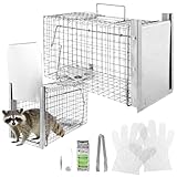 Lebendfalle Marder Rattenfalle Lebend Wiesel Garten Kaninchen Abwehr Umsiedeln Falle Haus Zubehör Vertreiben Ratte Dachboden 50 x 20 x 27 Stable Petigi