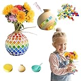 Aszaui Mosaik Bastelset Kinder,Basteln Erwachsene,DIY Kreative Basteln für Heim Deko, DIY-Mosaik-Kunst und Bastelset für Kinder Erwachsene, Geschenk Kinder Mädchen Geburtstage