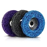 Schleifscheibe, 16 mm, 22 mm, Poly-Strip-Scheibe, Schleifscheibe, Lack- und Rostlöser, saubere Schleifscheiben for Motorräder, Winkelschleifer, Autos, 22 x 125 mm, Polieren(22x115mm)