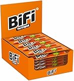 BiFi Original Salami Sticks – 40er Pack (40 x 20g) – Wurst Snack To Go - Luftgetrocknet Fleisch & Wurstwaren Paket - Salami mit Pfeffer, Koriander und Knoblauch - Ideale Knabberbox - Wurstpaket