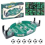 Tischfußball-Eltern-Kind-Spiel, Interaktives Tisch Fußball Spiel, Mini Tischkicker Kinder mit 6 Fußbälle, Fussball Geschenke Jungen, Tischkicker Spiele Desktop Spielzeug für Kinder und Erwachsene