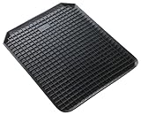 WALSER zuschneidbare Antirutschmatte 53x41 cm, vielfältig einsetzbare Gummimatte für Auto/Garage/Haushalt, rutschfeste Gummi Fussmatte Auto, Gummimatte Außenbereich, Antirutschmatte Auto schwarz