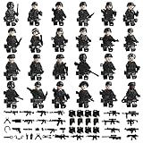 CTRIS Mini Militär Spielset,24 Stück Militär Figuren Set,Figuren Armee mit Waffen,Swat Ausrüstung Kinder,Polizei Figuren für Geschenke für Jungen und Mädchen