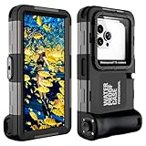ShellBox wasserdichte Handyhülle Unterwasser Wasserfeste 15m Handy Wasserschutzhülle Handytasche Wasserdicht Schwimmen Baden nur für iPhone 17 Pro 17 Air 16e 16 Pro 16 17 Pro Max 15 Pro 15 Pro max