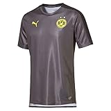 PUMA Herren BVB Stadium Without Sponsor Logo Jersey, Asphalt Black, M