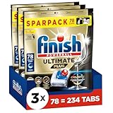 Finish Ultimate Plus Fresh Spülmaschinentabs - Geschirrspültabs für intenive Reinigung, Fettlösekraft und Glanz - Sparpack mit 234 Tabs (3 x 78 Tabs)