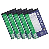 Gogogmee 5 Stück Englisches Quittungsbuch Kassenbuch Einzelhandelsrechnungsformular Geschäftsauftragsblock Bestellformular Geschäftsrechnungsformulare Geldscheinbuch Bestellscheinbuch