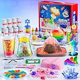 Experimentierset für Kinder, 90 Wissenschaft Labor Experimente, STEM Aktivitäten pädagogische Wissenschaftler Spielzeug Geschenke für Jungen Mädchen Chemie Set, Vulkan Ausbruch