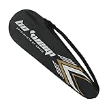 Jrhncy Tasche für 2 Schläger - Badminton-Schläger Tasche mit Reißverschluss - Sport Tragbarer Rucksack - Wasserdicht - Umhängetasche - Schulter Badminton