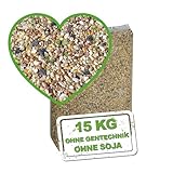 MeineHennen KÖRNER-VITAL EXZELLENT 15 kg - Premium Hühnerfutter, naturbelassene Körnermischung mit Hirse, Buchweizen & Sonnenblumenkernen für Rasse- & Zwerghühner