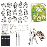 3D Künstlerset - 21.5x18.5Cm, DIY Handwerk, Kreative Färbungsset, Lebendige Farben | Pädagogisches Malset