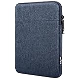 TiMOVO 9-11 Zoll Tablet Tasche für iPad 11 Zoll A16 2025, iPad 10.9'/10.2', Galaxy Tab A9 Plus 11', Schutztasche für Smart Keyboard, Graublau