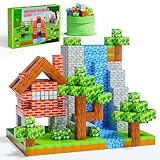BAHAGULY Magnetische Bausteine 48 Teile, Baue Mine Magnet Welt Set Magnetisches Fliesen Kinder Spielzeug Geschenk für Jungen und Mädchen von 3+ 4 5 6 7 8 Jahren Kreative Kinderspielzeug