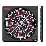 Karella Dartautomat CB-Smart, elektronische Softdartscheibe mit modernster Bluetooth Online Funktion, mit 37 Spielen, Elektronik Smart Dartboard, exakte Turniermaße, Double/Triple in 2-Loch Abstand