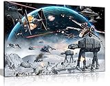 Star Wars Kunstdruck, Leinwand, Wandbild, A0 91x61cm (36x24in)