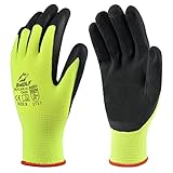 BWOLF PAVALAN 12 Paar Handschuhe Arbeitshandschuhe Herren Arbeitshandschuhe Damen Mechaniker Handschuhe Herren Montagehandschuhe mit robuster Latex Beschichtung (12, 9)