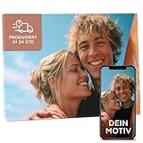PRINTHOUSE Dein Foto auf Leinwand 30x20 cm (weitere Größen verfügbar) - Upload dein Bild auf Leinwand personalisiert Foto Geschenk - Fotoleinwand eigenes Bild - Leinwandbild selbst gestalten