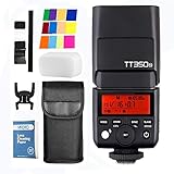 Godox TT350N TTL Speedlite TTL Kamera Blitzgerät GN36 2.4G HSS 1/8000s Kompatibel für Nikon D7100 D7000 D5200 D5100 D5000 D3200 Z6 Z7