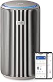 Philips PureProtect 3200 Serie: Intelligenter Luftreiniger, HEPA- und Aktivkohlefilter, CADR 500 m³/h für 130 m², besonders leise und energieeffizient, erfasst 99,97% Allergene (AC3210/12)