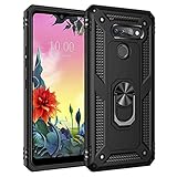 BestST Handyhülle für LG K50S Hülle 360 Grad Handyhülle Bumper Case Robust Cover [Ultra Hybrid Schutzhülle ]+ Displayschutz für LG K50S Schwarz