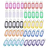 Kämpferherz Geschenk 50 Tags Schlüssel Schlüsselanhänger Etikett Kunststoff Verschiedene Ringe Sonstiges Glücksbringer Essbar (Multicolor, One Size)