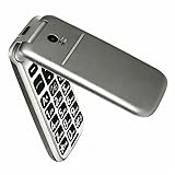 artfone G3 4G Seniorenhandy Klapphandy Ohne Vertrag丨Rentner Handy große Tasten丨SOS Notruftaste丨Ladestation丨Lautsprecher丨Kurzwah丨Handy für Senioren丨FM Radio丨2,4 Zoll Zweibildschirm丨1300mAh Akku - Grau