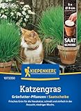 Kiepenkerl Katzengrassamen Frischgrün Mischung 1073301 - frisches Grün - schnell und einfach - niedriger Wuchs - Gräser, Pflanzensamen, Saatgut