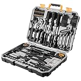 Werkzeugkoffer Werkzeugkasten Werkzeug Koffer Werkzeugset　Werkzeugbox：DEKO　Werkzeugkiste Bestückt　178-tlg　Universal Komplett mit Werkzeuge Handwerkzeug　－ für Damen Herren zum Haushalt Werkstatt DIY