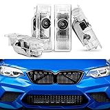 4 Stück kompatibel mit Autotür Licht Projektor Unterbodenbeleuchtung Auto für 1 2 3 4 5 6 7er M GT X1 X3 X4 X5 X6 Türprojektoren Zubehör, LED Auto Türbeleuchtung Einstiegsbeleuchtung